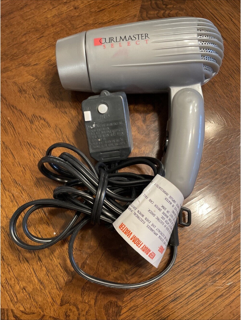CurlMaster Select Hair Dryer Blow Dryer Travel Folding Handle